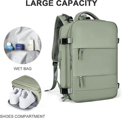 coowoz Travel Backpack For Women Men, Carry On Backpack, Hiking Backpack - Image 3