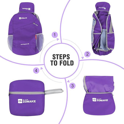 ZOMAKE Lightweight Packable Backpack 20L, Foldable Backpacks Small Daypack - Image 6