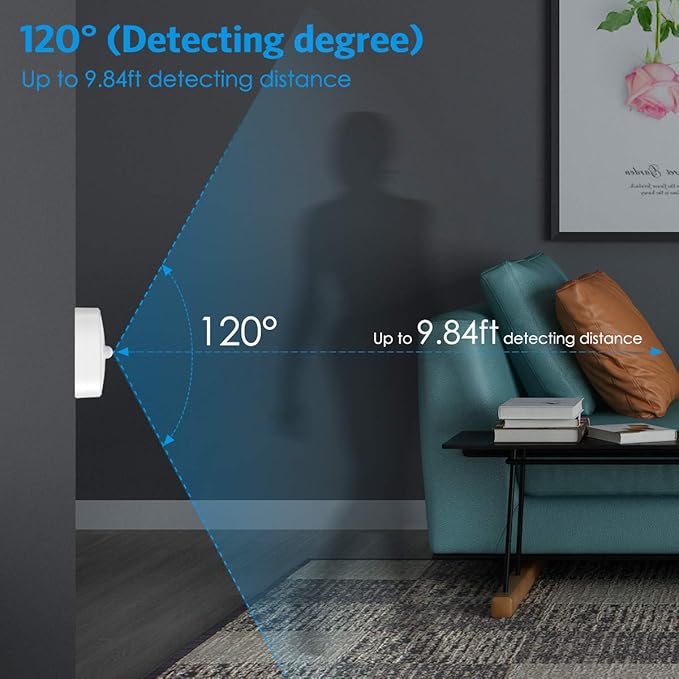 AMIR Upgraded Motion Sensor Light Indoor, Stair Lights Battery Operated - Image 2