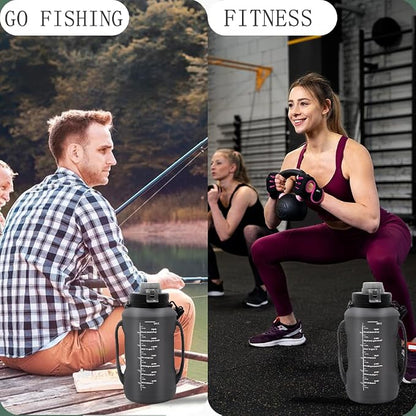 64oz Foldable Silicone Water Bottle - Image 7