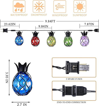 Vigdur Pineapple String Lights - Image 3