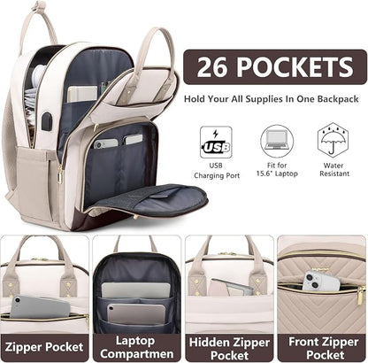 Laptop Backpack for Women Work Bag - Image 2