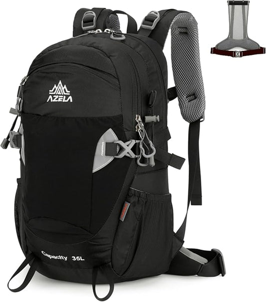 35L Hiking Backpack Detachable Frame Backpack by W+WINTMING