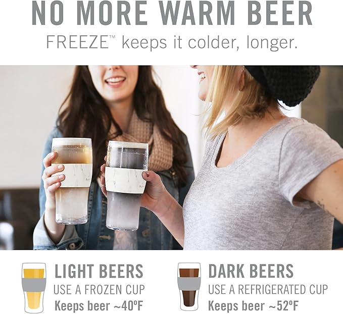 Host Freeze, Frozen Mugs, Freezable Pint Set, Beer Keep Your Drinks Cold - Image 2