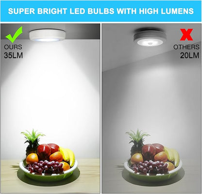 Mlambert 4 Pack Motion Sensor LED Night Light, Cordless Battery-Powered - Image 7