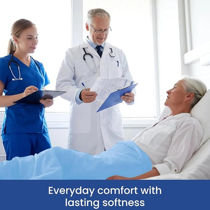 Linteum Textile 100% Cotton Hospital Patient Bath Blanket, Bed Bath Sheet - Image 4