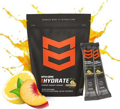 MTN OPS Hydrate Low Sugar Electrolyte Powder Drink Mix - Image 2