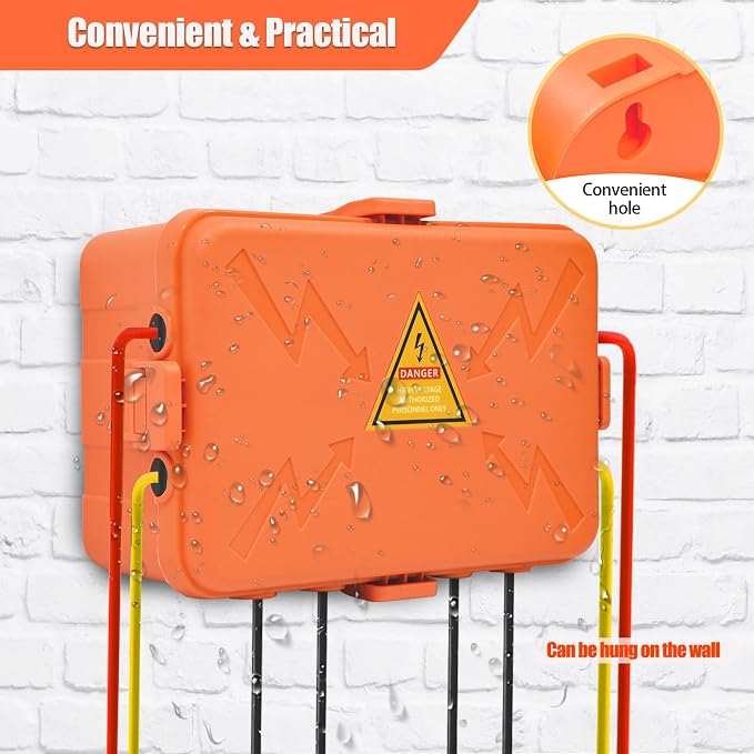 Hrensaw Large Outdoor Electrical Box, IP54 Waterproof Outdoor Outlet Covers - Image 5