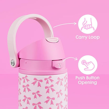 18 oz Kids Water Bottle for School: Meoky 18 oz Stainless Steel Insulated Water - Image 6