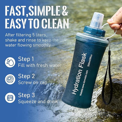 500ML Collapsible Water Bottle - Image 5