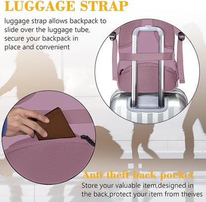 MATEIN Personal Item Backpack 18 * 14 * 8, Underseat 15.6 inch Travel Laptop - Image 6