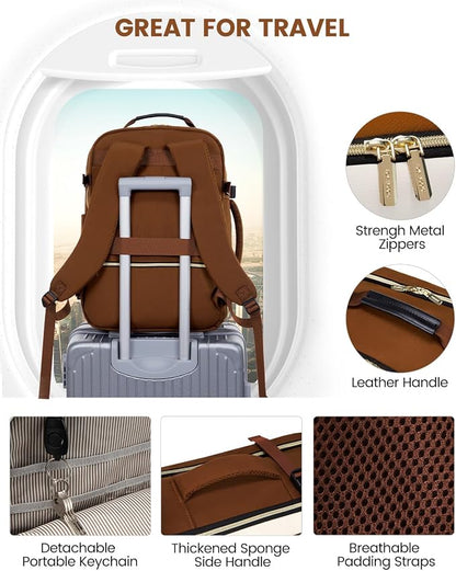 LOVEVOOK 40L Travel Backpack for Women & Men, Airline Approved Carry On Luggage - Image 7