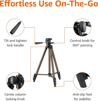 Amazon Basics 50-inch Lightweight Portable Camera Tripod Stand - Image 3