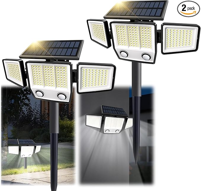 MDCMDCM Solar Motion Sensor Outdoor Lights Waterproof by MDCMDCMSolarLightsOutdoor