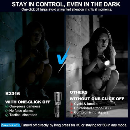 Flashlights High Lumens Rechargeable, Super Bright LED Small Powerful Flashlight - Image 9