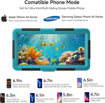 Underwater Phone Case for Snorkeling, Professional Deep Diving Waterproof Phone - Image 2