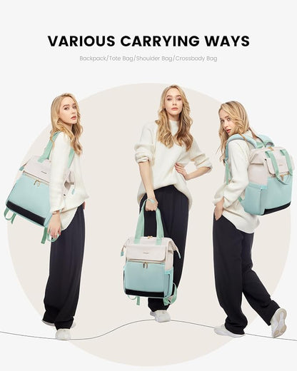 LOVEVOOK Laptop Backpack for Women, 15.6 Inch Work Laptop Bag - Image 6