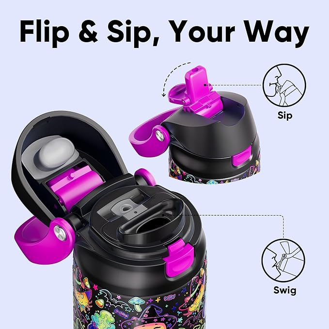 Encool SwiftSip Insulated Stainless Steel Water Bottle - Image 2