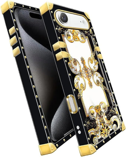 for iPhone 17 Air Case Luxury Golden Decoration - Image 3