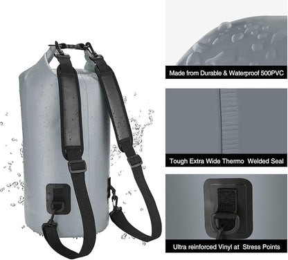 Piscifun Dry Bag, Waterproof Floating Backpack 10L/20L/30L/40L - Image 5