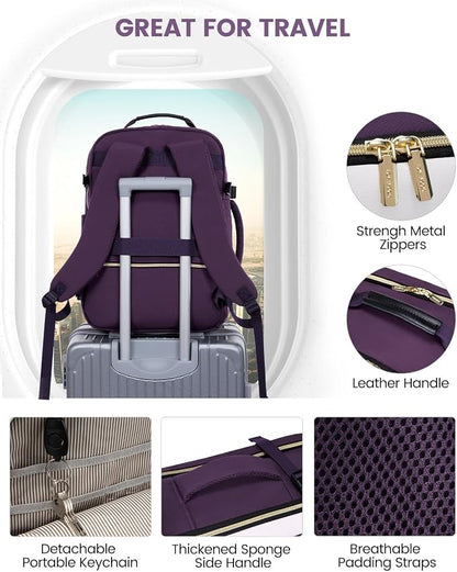 LOVEVOOK 50L Travel Backpack for Women & Men, Airline Approved Carry On Luggage - Image 7