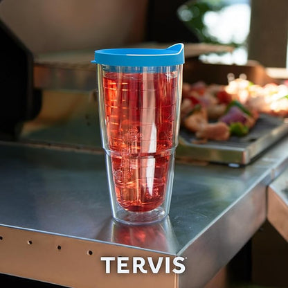 Tervis Clear & Colorful Tabletop Made in USA Double Walled Insulated Tumbler - Image 9