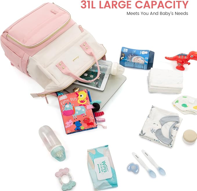 LOVEVOOK Diaper Bag Backpack, Baby Bag - Image 8