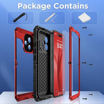 Mitywah Waterproof Case for iPhone 16, Shockproof Heavy Duty Case - Image 6