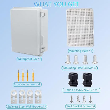 IP67 Waterproof Junction Box, ABS Plastic Electrical Enclosure - Image 7