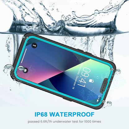 Lanhiem for iPhone 13 Case, IP68 Waterproof Dustproof Shockproof Cases - Image 2