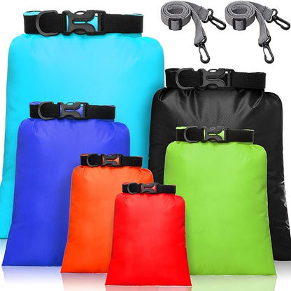 Shappy 6/12 Pcs Waterproof Dry Bags, Lightweight Outdoor Waterproof Dry Stuff by Shappy