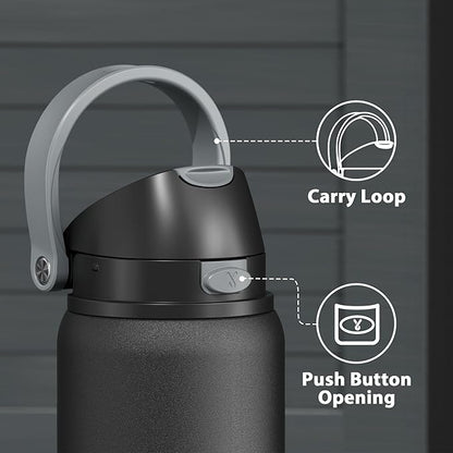 32 oz Insulated Water Bottle for Sports: Meoky Stainless Steel Water Bottle - Image 6