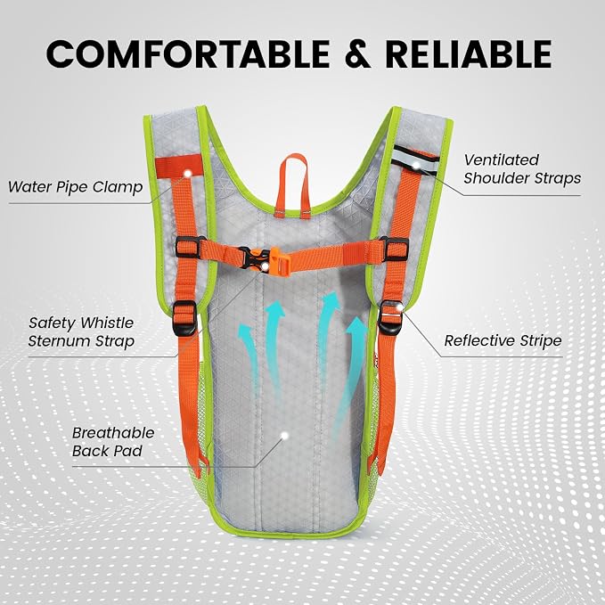 Nepest Kids Hydration Backpack, Mini Water Backpack - Image 3