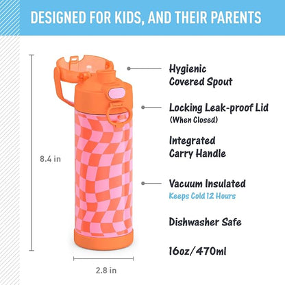THERMOS FUNTAINER 16 Ounce Stainless Steel Vacuum Insulated Bottle - Image 2