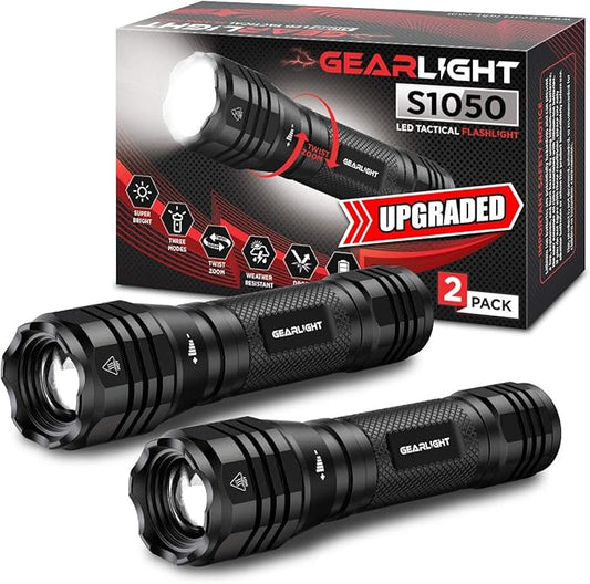 GearLight S1050 LED Flashlight High Lumens by GearLight