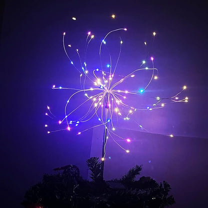 JJGoo Solar Firework Lights, 2 Pack 180 LEDs 2 Lighting Modes Solar Lights - Image 6