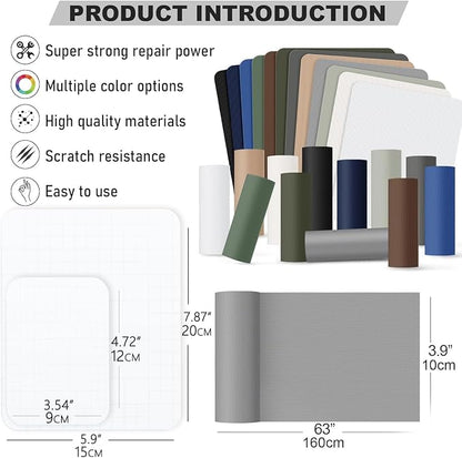 OAZ 15 Pieces 3.5 x 4.7 inch Clear Tent Repair Patches Waterproof Tape - Image 2
