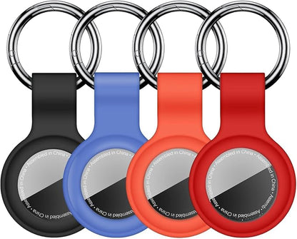 Linsaner Case for AirTag 2nd Gen & 1st Gen, Silicone Holder Keychain Key Ring by Linsaner