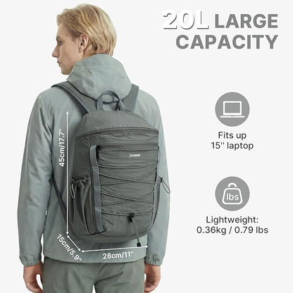 G4Free Hiking Backpack for Women Men 20L Lightweight Travel Backpacks Daypack - Image 2