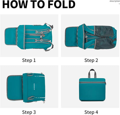 35L Lightweight Packable Backpack – Durable Foldable Daypack - Image 7