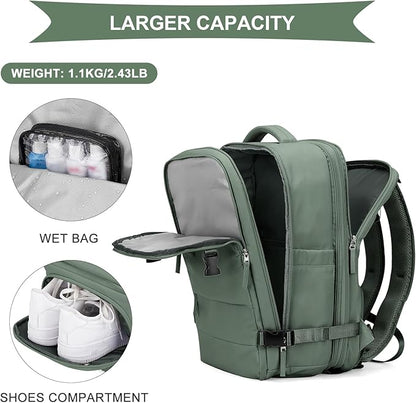 coowoz Large Travel Backpack For Women Men, Carry On Backpack, Hiking Backpack - Image 6