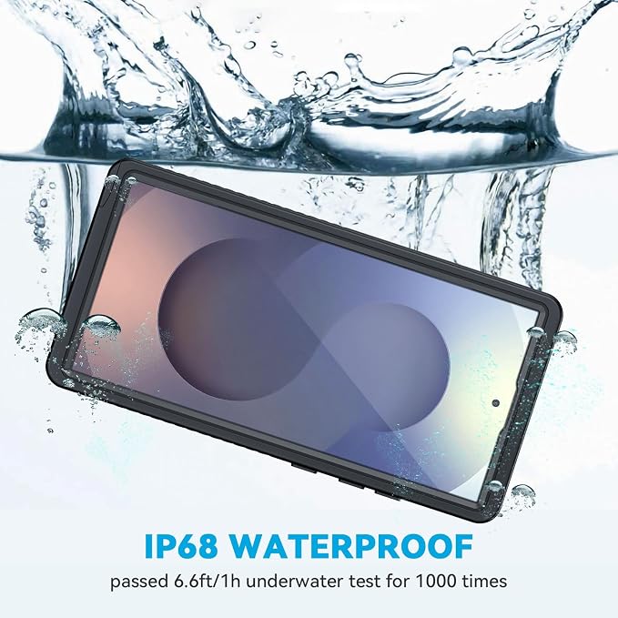 Lanhiem for Samsung Galaxy S25 Ultra Case, IP68 Waterproof Dustproof, Built-in - Image 2