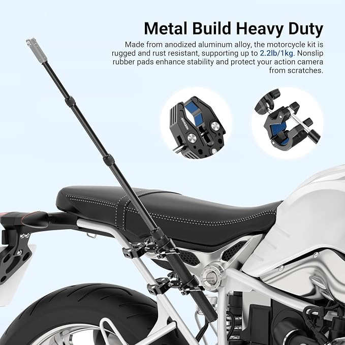 NEEWER Motorcycle Mount Accessories Kit Compatible - Image 6