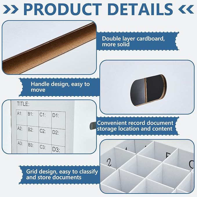 PerKoop 1 Pack Blueprint Holder Storage Organizer - Image 4