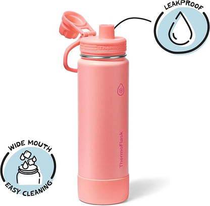 ThermoFlask 24 oz Double Wall Vacuum Insulated Stainless Steel Water Bottle - Image 3