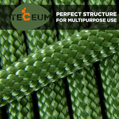 TECEUM 5/32" Paracord Rope 1000 – 1000ft / 200ft / 100ft / 50ft – Tactical - Image 5