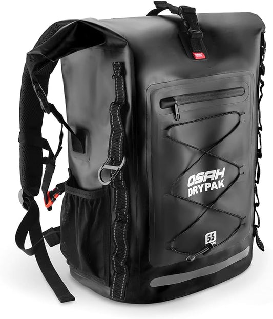 OSAH DRYPAK Waterproof Backpack Dry Bag 35L/55L/85L – Heavy Duty Roll-Top by OSAHDRYPAK