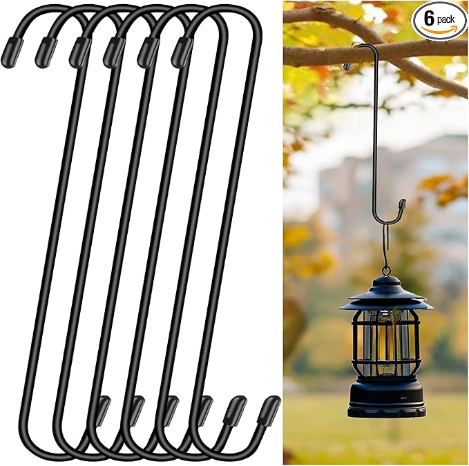 Dpyrrhic 6 Pack 12 Inch Large S Hooks by Dpyrrhic
