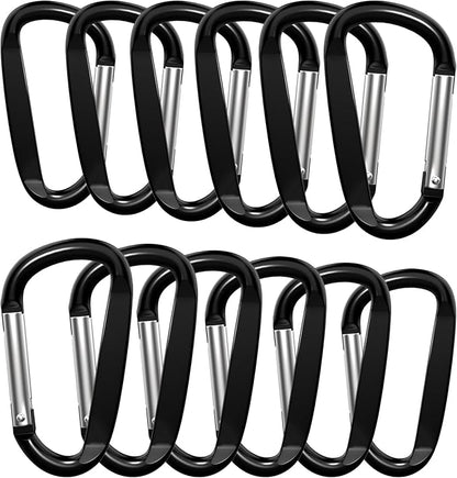 3" Aluminum Carabiner Clips by XIECHANEE