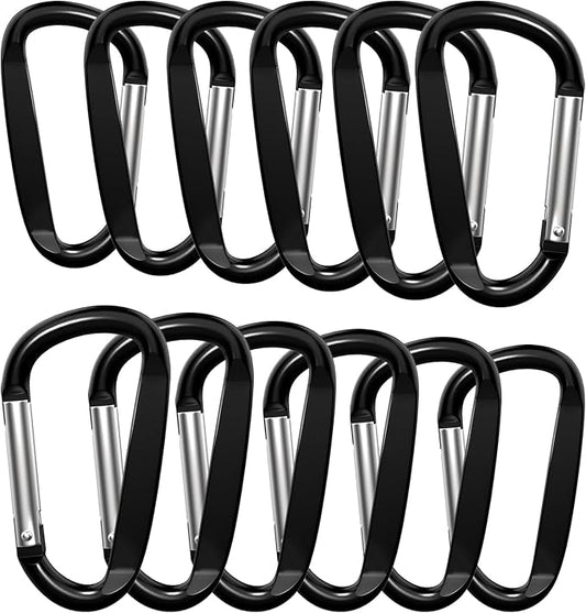 3" Aluminum Carabiner Clips by XIECHANEE